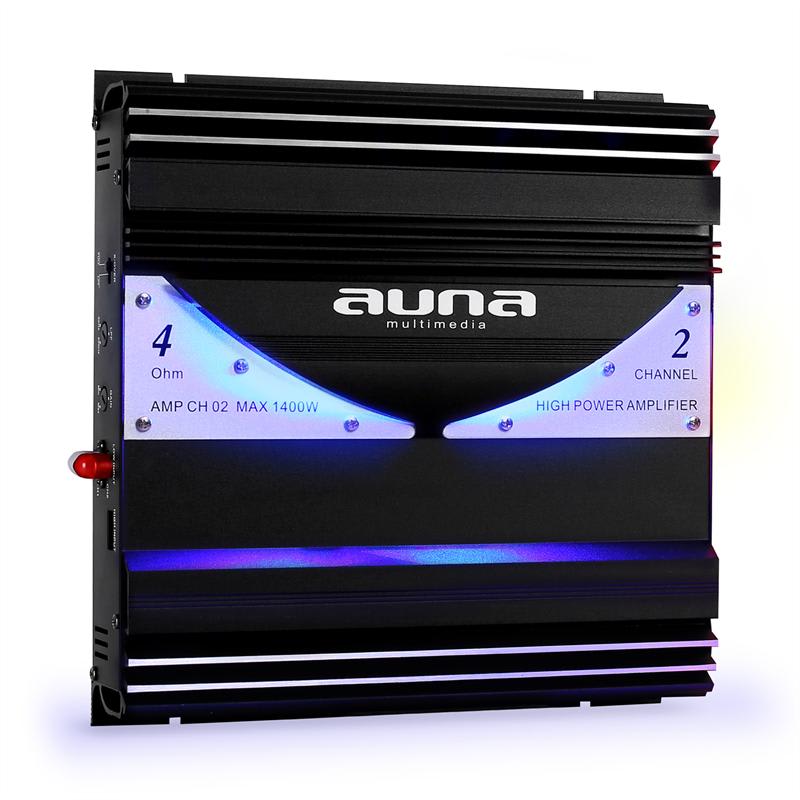 2-kanálový auto zesilovač Auna AMP-CH02 1400W Auna